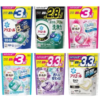 【P&G】日本進口 2024新改良4D袋裝洗衣球 31/33/36/39入(六款任選/平行輸入)