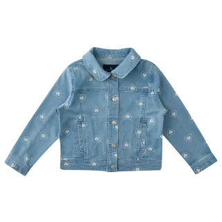 【BLUEDOG】童裝-Heart牛仔外套(藍色)