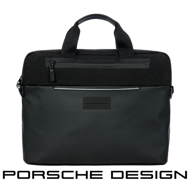 Porsche Design 保時捷 德國頂級旅行公事包肩背包(黑色 OCL1505)