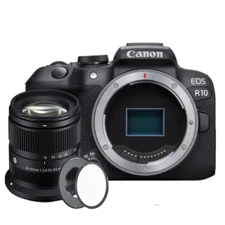 【Canon】EOS R10 + Sigma 18-50mm f2.8 DC DN(台灣佳能公司貨)