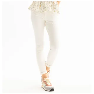 【BLUE WAY】女裝 高彈高腰調細修身白長褲 小直筒褲-ET BOiTE箱子