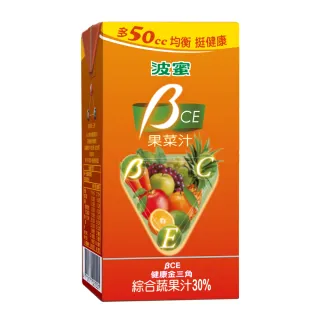 【波蜜】果菜βCE飲料300mlx24入/箱  (TQF微笑標章)