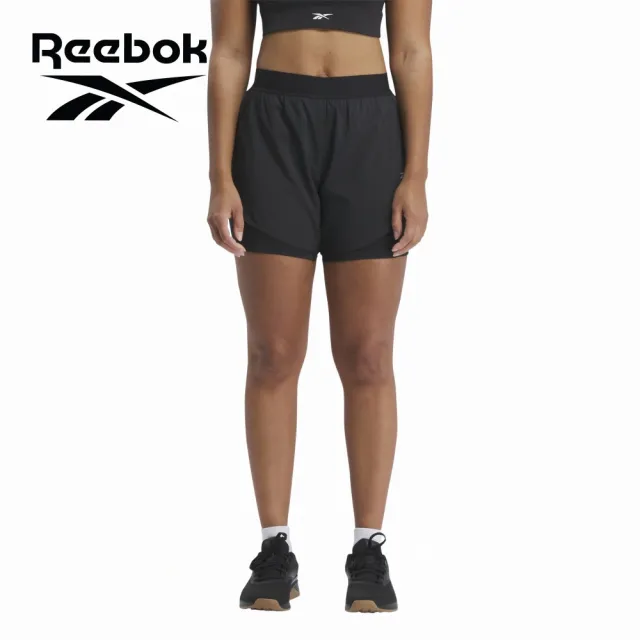 【REEBOK官方旗艦】RUNNING 2 IN 1 SHORT 短褲_女(兩款任選)