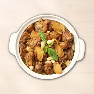 【FROM FARM 元榆牧場】正宗三杯雞 料理包 300/包-5包組(黑羽土雞/團購美食)