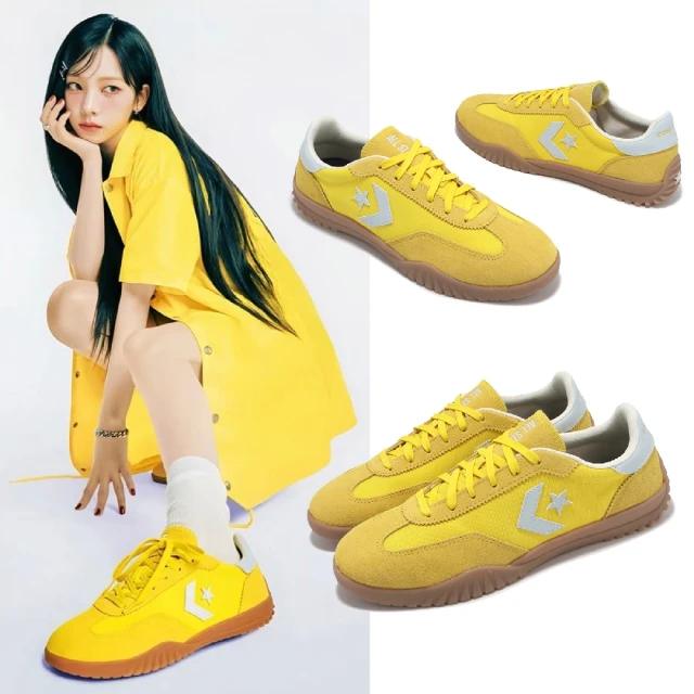 CONVERSE 休閒鞋 Run Star Trainer 男鞋 女鞋 黃 白 麂皮 膠底 復古(A10373C)