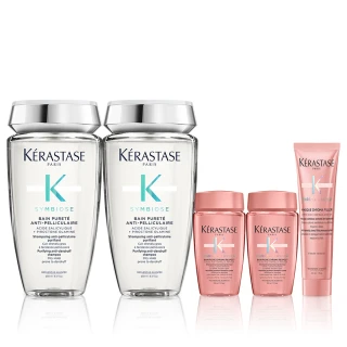 【KERASTASE 巴黎卡詩】極淨平衡髮浴250ml雙入組(去屑/控油/舒緩/保濕/卡詩洗髮精)