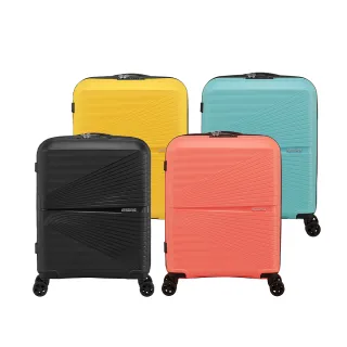 【AMERICAN TOURISTER 美國旅行者】20吋AIRCONIC超輕量PP耐衝擊防潑水拉鍊登機箱/行李箱(多色可選)