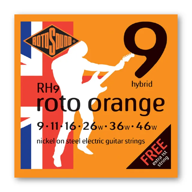 【ROTOSOUND】電吉他套弦 RH9｜09-46｜鍍鎳電吉他弦｜英國製造(#鍍鎳弦#電吉他弦#吉他弦)