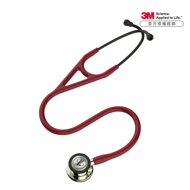 【3M】Littmann 心臟科第四代 6176 蜜棗紅色管/香檳金聽頭(聽診器權威 全球醫界好評與肯定)