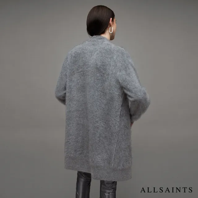 【ALLSAINTS】TESSA 喀什米爾羊毛針織外套-灰 WK061Z(舒適版型)