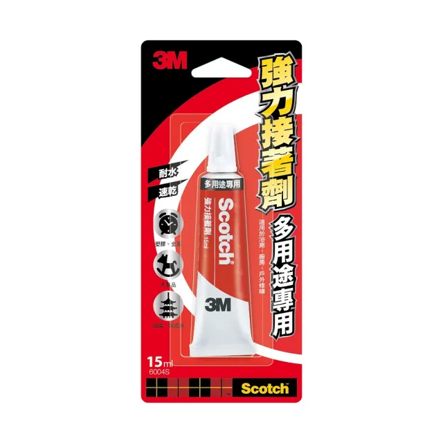 【3M】6004S 多用途強力膠 15ml (黏貼 工藝 手作 美勞 作品)