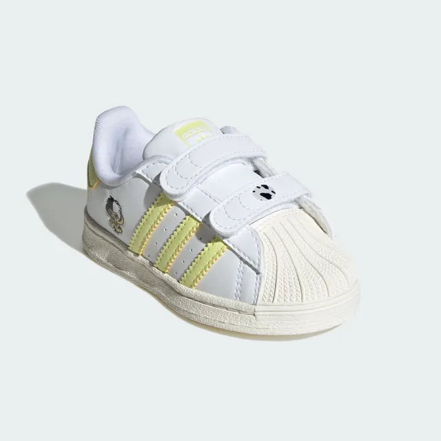 【adidas 愛迪達】DISNEY 庫伊拉 X SUPERSTAR 休閒鞋 運動休閒鞋 貝殼鞋 嬰幼童鞋 - Originals IE8251