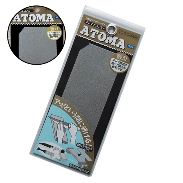 【ATOMA 鑽石砥石】中目400番 替刃(鑽石板/砥石/磨刀石)