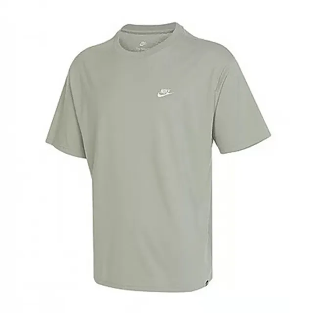 【NIKE 耐吉】上衣 男款 短袖上衣 運動 AS M NSW TEE CLUB MAX 灰綠 FV0376-370(3S3840)