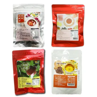 【王媽媽推薦】養生茶飲14包組(仙楂洛神茶3包決明子菊花茶3包魚腥草茶4包仙楂烏梅茶4包)