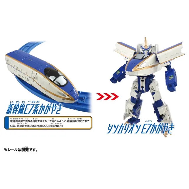 【TAKARA TOMY】PLARAIL 鐵道王國 新幹線變形機器人 變革世代 E7 光輝號(多美火車)
