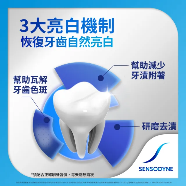 【SENSODYNE 舒酸定】日常防護 長效抗敏牙膏 超值4入(牙齦護理120gX3入+溫和高效淨白牙膏120gX1入)