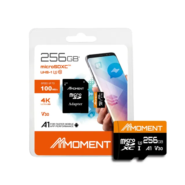 【Moment】MicroSD Card A1V30 256GB 記憶卡