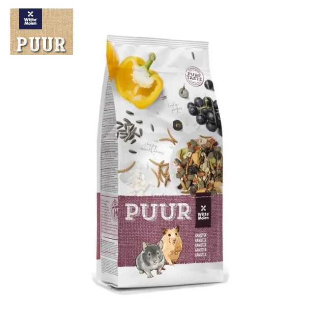 【荷蘭偉特PUUR】純天然倉鼠飼料 400g*3包組(鼠飼料)