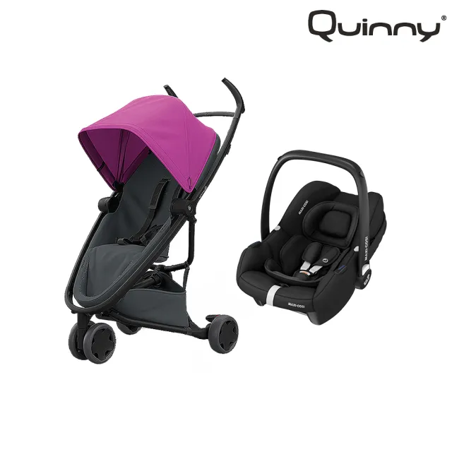【Quinny 官方總代理】ZAPP X推車+CabrioFix-i-Size提籃組合(雙向推車 嬰兒推車 提籃汽座)