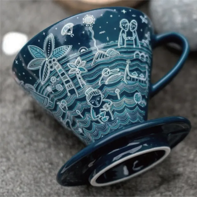 HARIO】V60探索台東02濾杯／1-4杯(太平洋左岸台東咖啡限定聯名款