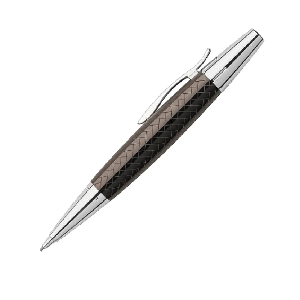 【Faber-Castell】E-MOTION 鱷魚紋1.4mm 旋轉鉛筆 黑色 免費刻字(原廠正貨)