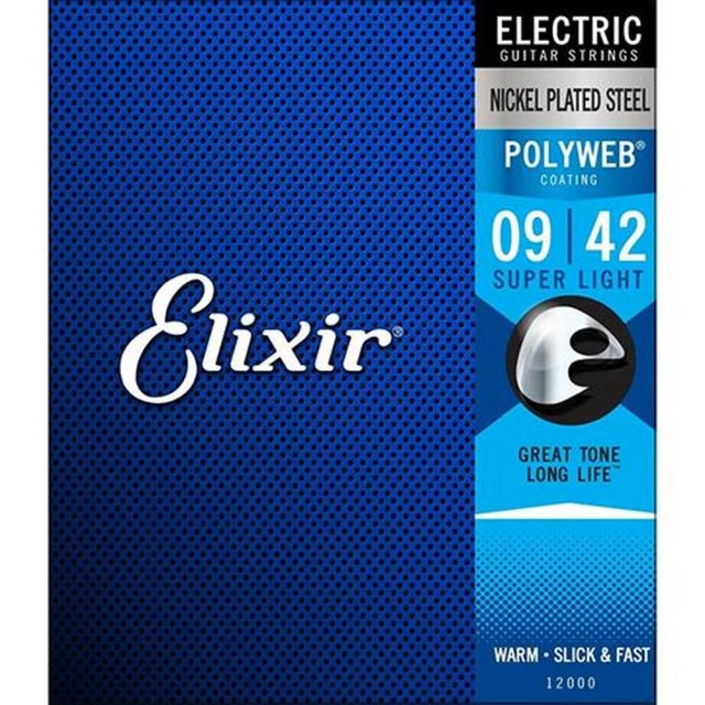 ELIXIR 12000 POLYWEB 鍍鎳鋼 09-42(原廠公司貨 商品保固有保障)