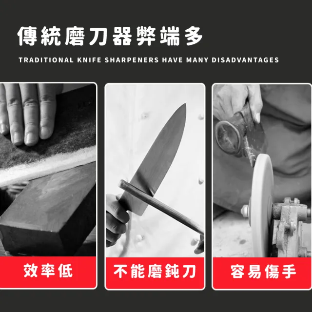 【效率+】智能家用高精度電動磨刀機(省時省力 餐廳 廚房 砥石 萬用 多種刀具 磨刀石 磨剪刀 左右刃面)