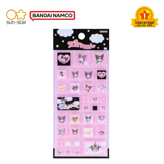 【sun-star】三麗鷗Y2K系列 磚型貼紙(7款可選/日本進口/凱蒂貓/酷洛米/貼紙/立體貼紙)