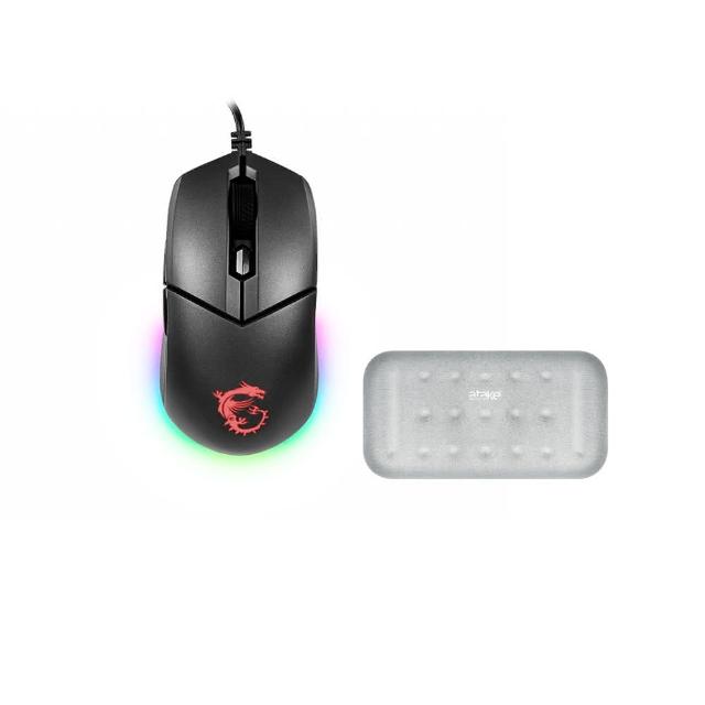 【MSI 微星】CLUTCH GM11 電競滑鼠送滑鼠護腕手托