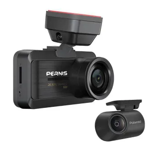 【Polaroid 寶麗萊】PERNIS鉑尼斯 T221 2K星光夜視 雙鏡SuperHDR GPS科技執法 WiFi行車記錄器(送64G卡)