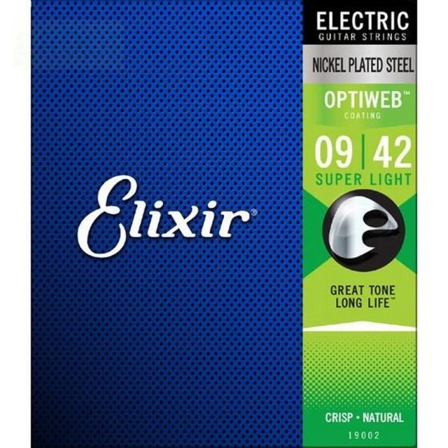 ELIXIR OPTIWEB 09-42 10-46 11-49 電吉他弦 鍍鎳鋼 19002 19052 19102(原廠公司貨 商品保固有保障)