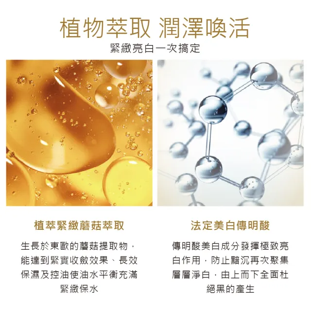 【FORTE】台塑生醫多修護精華液30ml/瓶 + 奢寵金萃緊緻亮白雙效面膜2入組