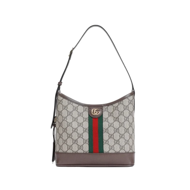 GUCCI 古馳 GUCCI經典緹花LOGO蠶絲菱格紋設計領