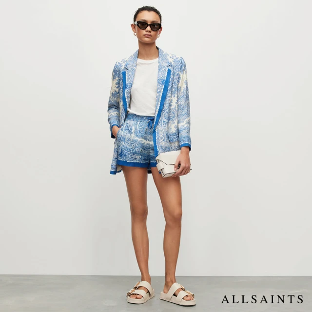 ALLSAINTS RAFAELA 人造絲印花短褲 WP06