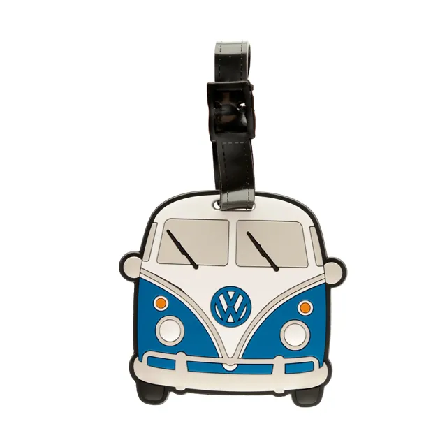 【Travelmall】復古經典 福斯T1汽車 行李吊牌(藍色)