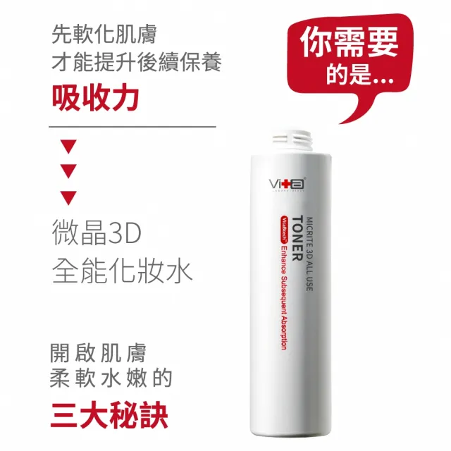 【薇佳】買一送一★微晶3D全能化妝水200ml(化妝水/臉部保養)