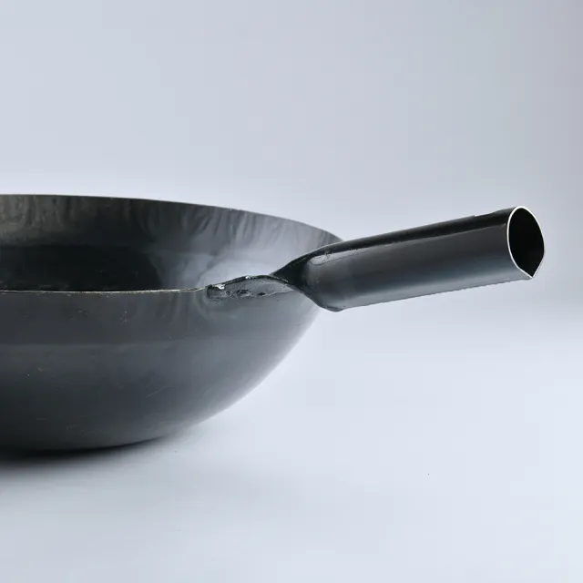 【山田工業所】日本製鐵鍋 炒鍋 鐵柄 輕量 36cmx1.2mm