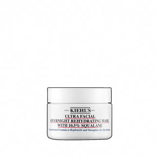 【Kiehl’s 契爾氏】官方直營 冰河 10.5 角鯊烷保濕修護面膜28ml(Kiehl’s)