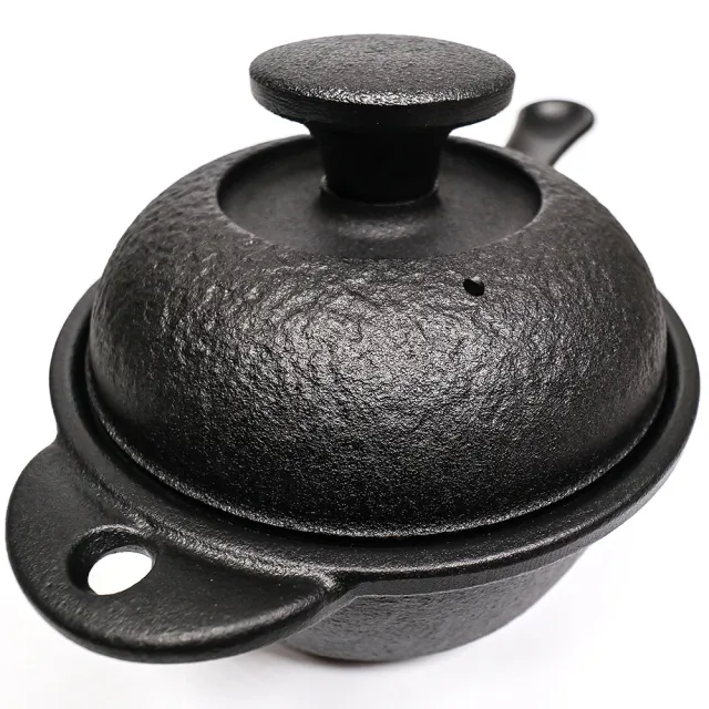 福介商店 南部鐵器 日本鑄鐵鍋 鳳文堂 鑄鐵片手鍋-鐵蓋 平底鍋 單柄鍋 燉鍋 湯鍋 油炸鍋