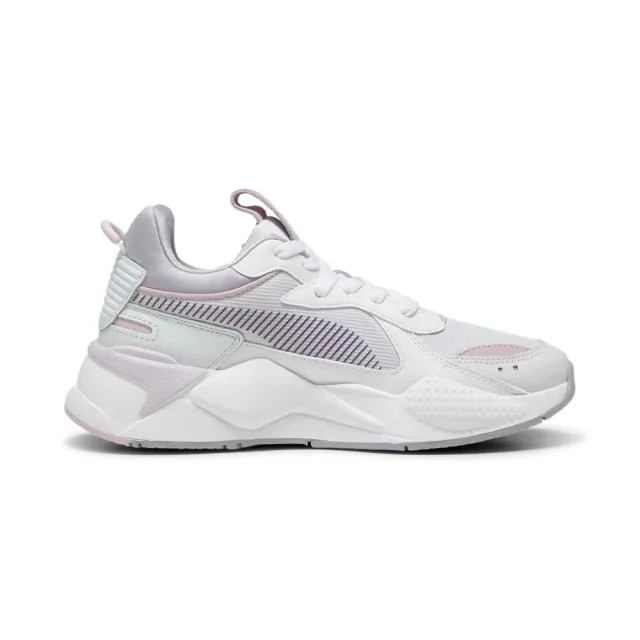 【PUMA】休閒鞋 情侶鞋 麂皮拼接 王淨同款 女鞋 RS-X Soft Wns 白灰粉(39377204)