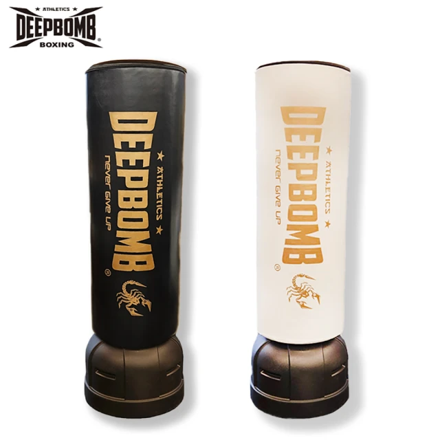 DEEPBOMB 閃電系列真皮拳套-藍色12oz -16oz