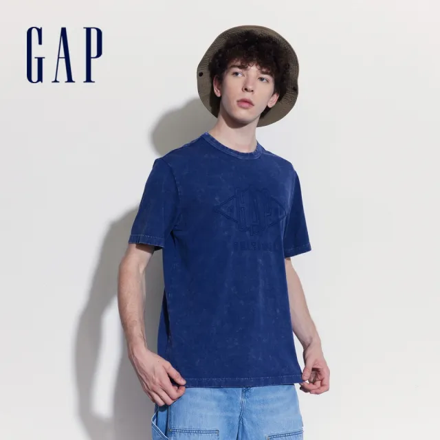 【GAP】男女裝 Logo圓領短袖T恤/POLO衫-多款任選(463153&465627&465661&465909)