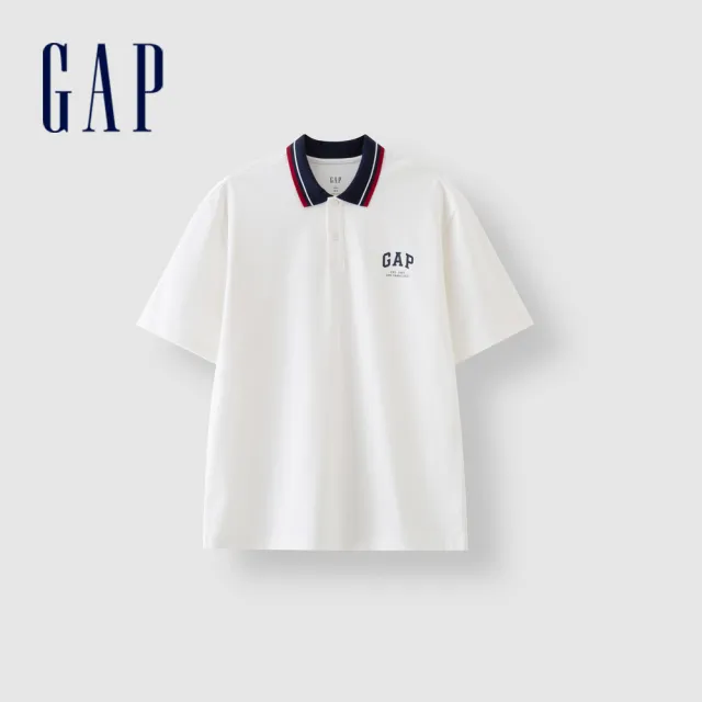 【GAP】男女裝 Logo圓領短袖T恤/POLO衫-多款任選(463153&465627&465661&465909)