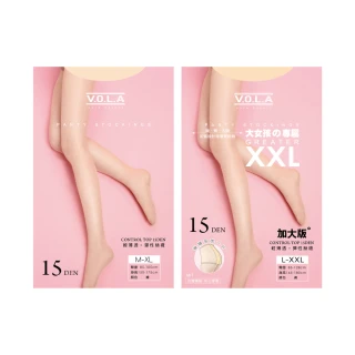 【VOLA 維菈】12入組 加大超彈 M-2XL 彈耐勾 腰臀腿加寬絲襪 褲襪(MIT台灣製 一般與加大尺碼多選擇)