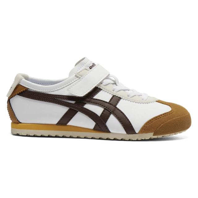 Onitsuka TigerOnitsuka Tiger Onitsuka Tiger鬼塚虎-KIDS白底黑虎爪紋 MEXICO 66 大童鞋(1184A049-113)