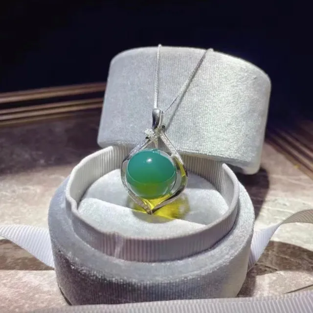 【勝弘珠寶】多明尼加藍珀項鍊-15mm