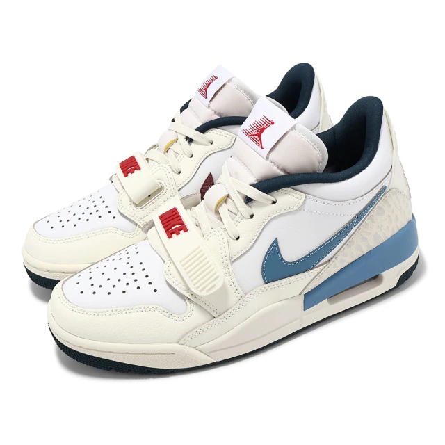 NIKE 耐吉 休閒鞋 Wmns Air Jordan Legacy 312 Low 女鞋 米白 藍 紅 復古 低筒(HM3709-141)