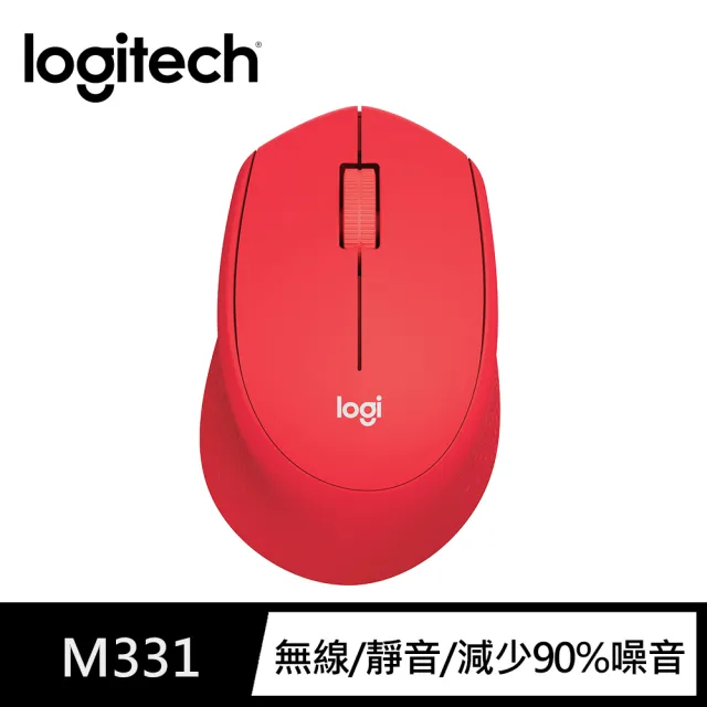 【Logitech 羅技】M331 SilentPlus 靜音無線滑鼠