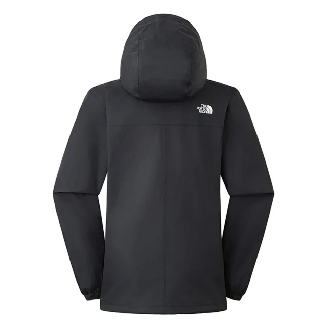 【The North Face】北臉 外套 女款 運動連帽外套 衝鋒衣 防潑水 防風 W ANTORA JACKET 黑 NF0A5K2X4H0